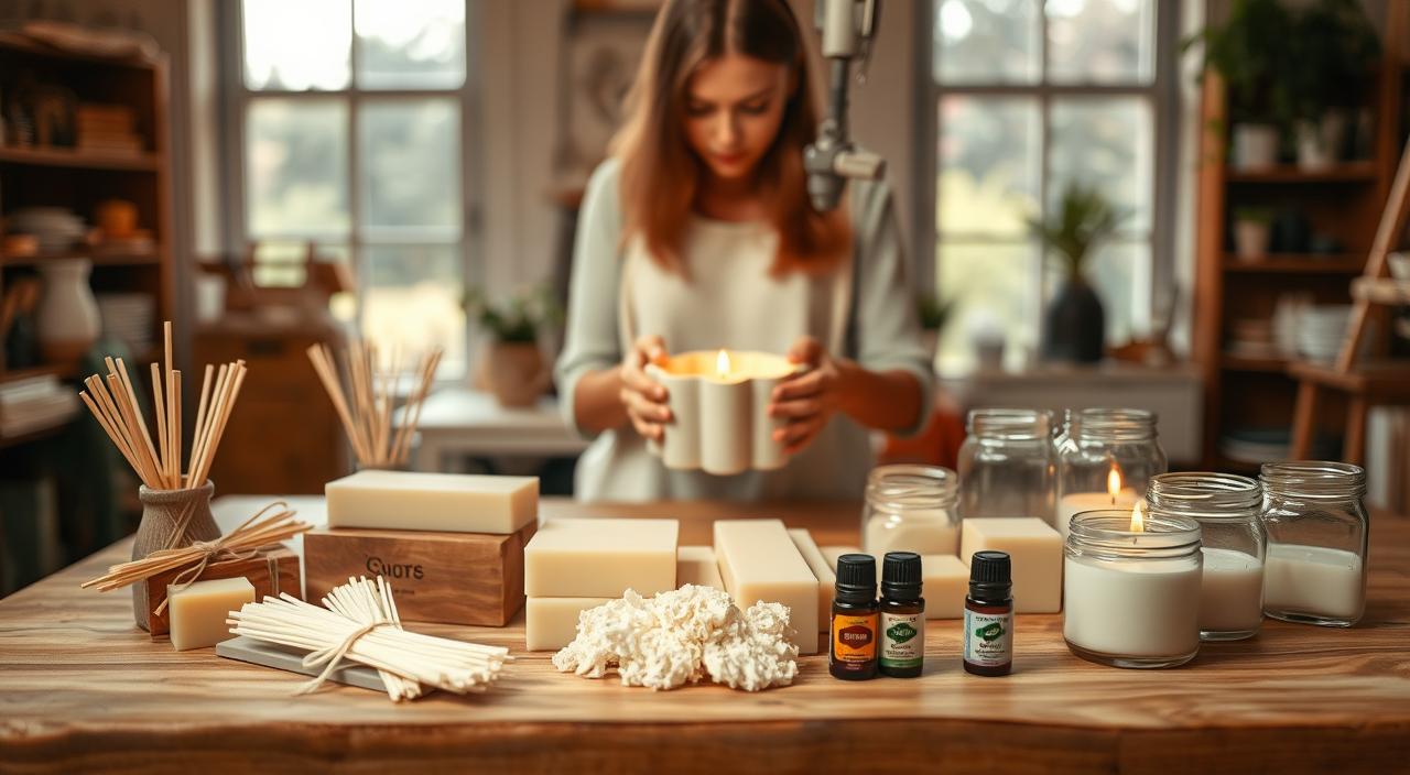 Learn How to Make Homemade Candles with Calming Essences